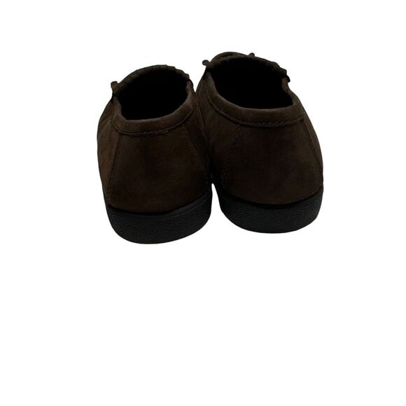 Eurosoft Brown Loafers Tassels Suede Leather Slip On Flats Comfort Mocs Size 7.5 - Picture 4 of 8
